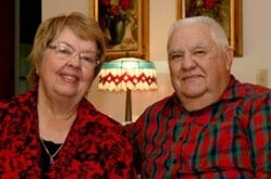 A couple at Advent Christian Village smiling