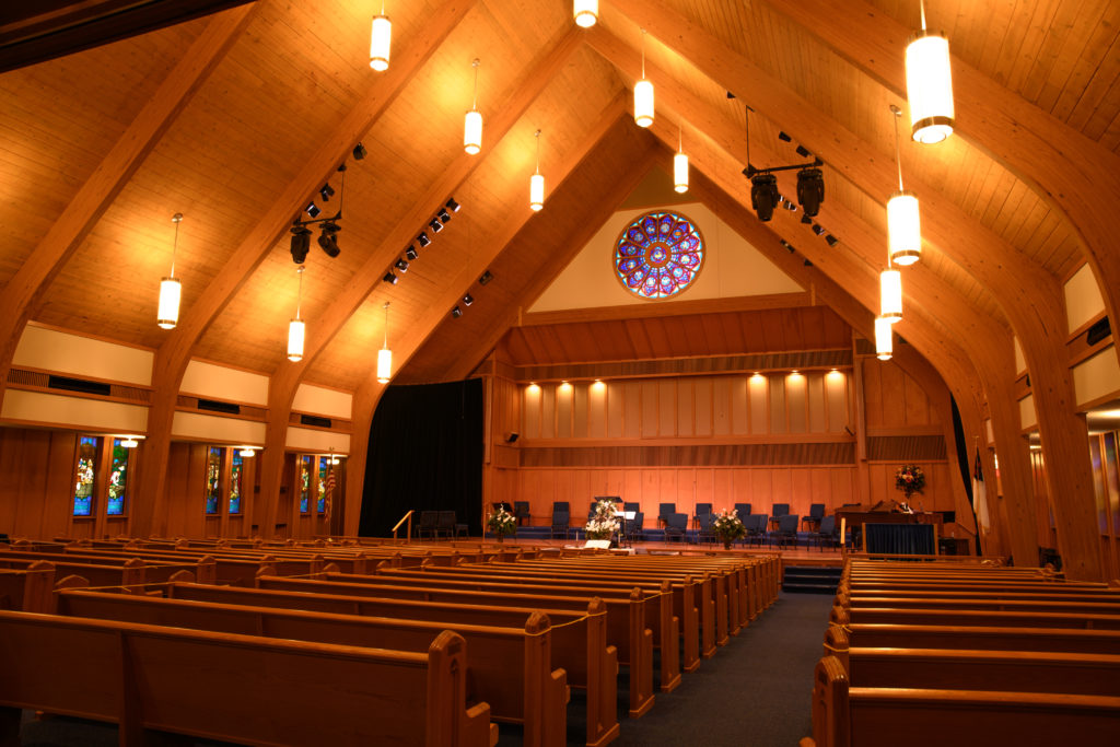 the village church interior