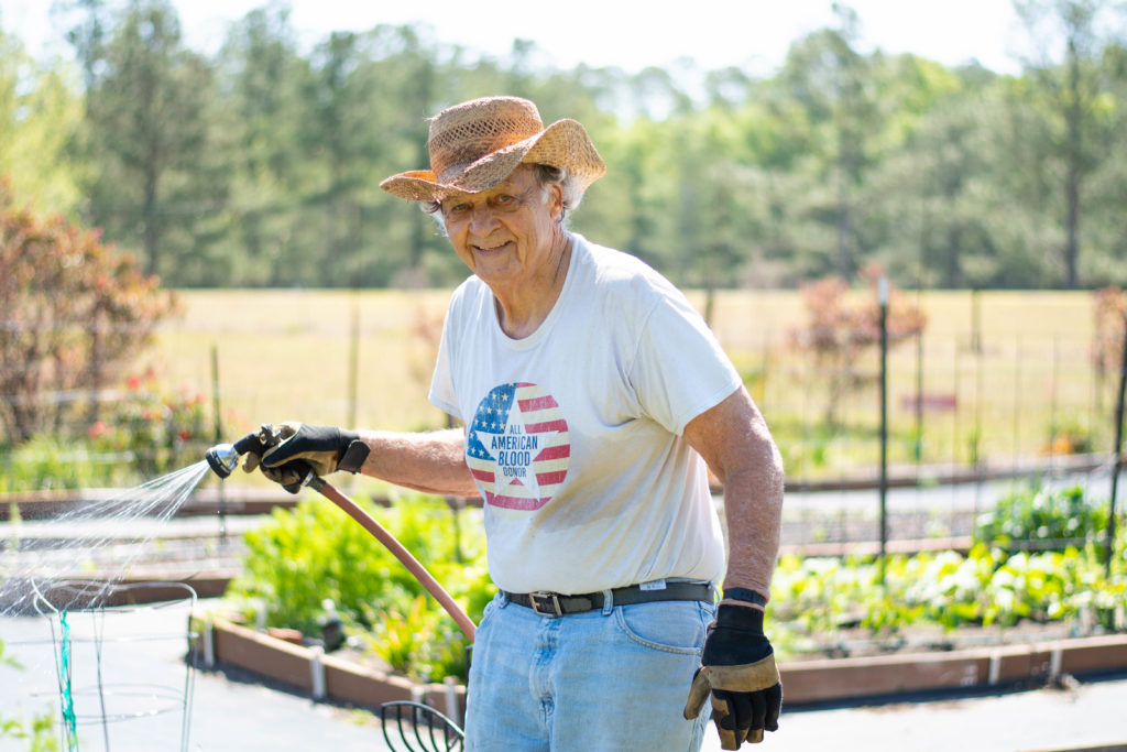 Senior Living Gardener