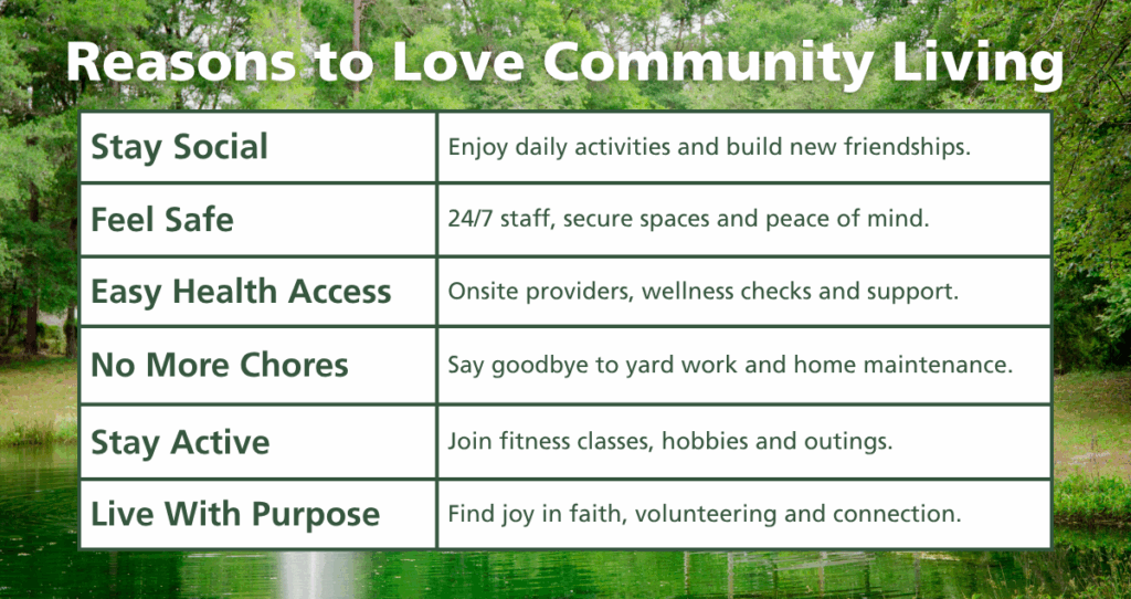 Reasons to Love a Senior Living Community